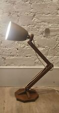 A very early Gold Maclamp 1950s Wooden Arms, Prototype/Handmade Conran Habitat