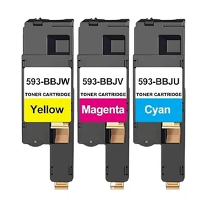 3-Pack PREMIUM Toner Cartridge Set for Dell E525w E525 525w 593-BBJW BBJU BBJV - Picture 1 of 5