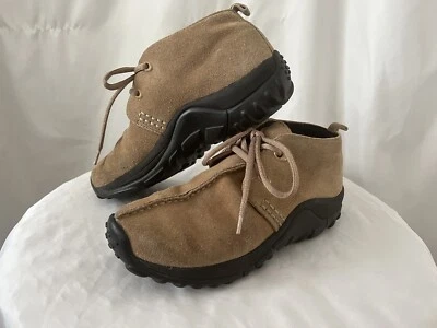 Lands End Marrón Gamuza Cuero Senderismo Botines-Jóvenes 5 Foto 1 de 4