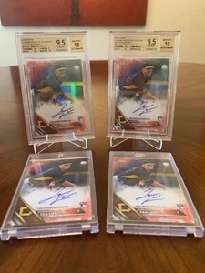 (4) 2016 Topps Chrome Jameson Taillon Red Refractor Rookie RC /5 BGS 9.5 10 AUTO - Picture 1 of 6