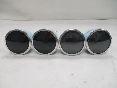 TELEFLEX BLANK GAUGE BLACK FACE SILVER BEZEL (SET OF 4) 86860 MARINE BOAT - Image 1 of 4