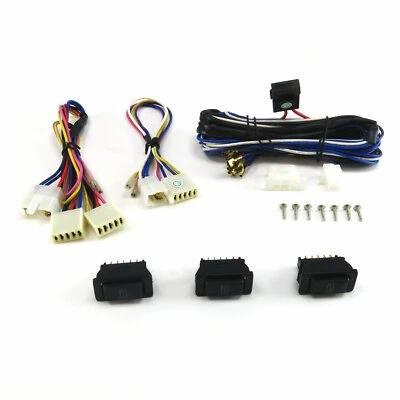 Power Window Switch Kit with Three SW3 Switches 409 350 model t rat rod - Image 1 of 4