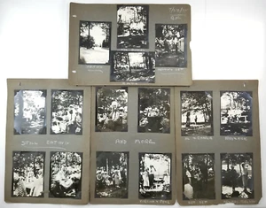 Vintage Photos People Picnicking Eating Cameras Bear Mountain NY 1932 Captions - Picture 1 of 12