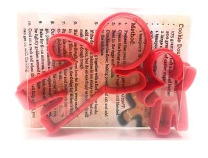 Lebkuchen Mann winkender Keksausstecher 2er Set, Keks, Gebäck, Fondantausstecher - Bild 1 von 4