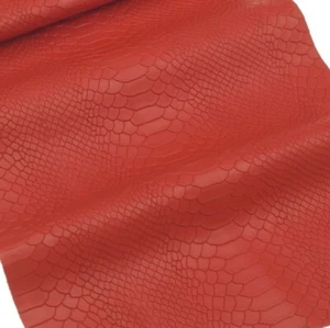 Reptil Snake Design Stück Echt Leder Kalbsleder Leather Haut Leather 272 - Bild 1 von 2