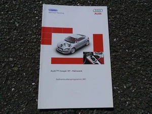 SSP 381 Audi Selbststudienprogramm Audi TT Coupé 2007 Typ 8J  Fahrwerk - Bild 1 von 4