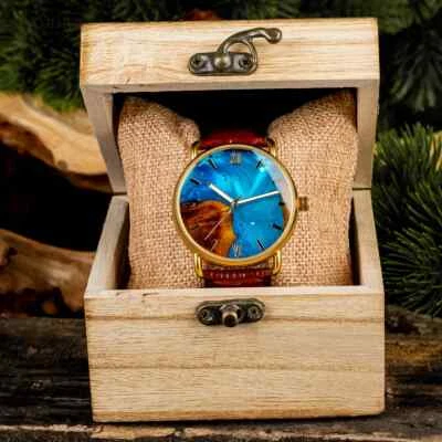 BOBO BIRD Resina Hombre Reloj Cuarzo Hombre Relojes Madera Reloj Pulsera Hombre... Foto 1 de 4