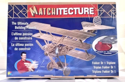 New Sealed Matchitecture Model Kit Jouets Bojeux Toys Fokker Dr 1 Triplane #6610 - Image 1 of 4