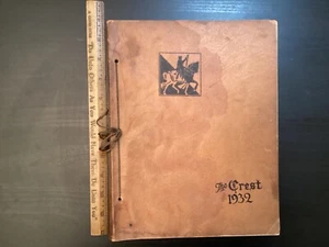 John Vogt High School Yearbook 1932 Ferguson, Missouri The Crest - Picture 1 of 24