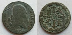 ZALDI2010 - Carlos IV, 4 Maravedi Of 1797, - Picture 1 of 1