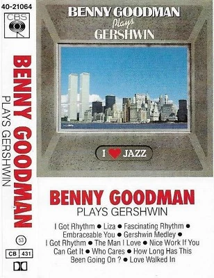 Benny Goodman Benny Goodman Plays Gershwin CASSETTE ALBUM JAZZ I Love Jazz Swing - Image 1 of 4