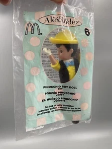 McDonalds Happy Meal Toy Madame Alexander Pinocchio Doll #6 SEALED Vtg 2004 - Picture 1 of 5