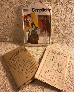 Simplicity Costume Sewing Pattern Pilgrim Cowboy Christopher Columbus Mens Boys - Picture 1 of 4