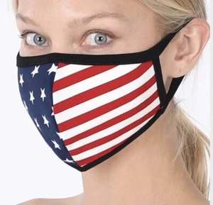 New face mask washable - US Flag Patriotic - Picture 1 of 1