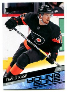 2020-21 UD David Kase Young Guns Rookie Card #493 Philadelphia Flyers