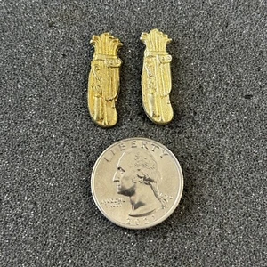 Lot of 2 Golf Golfing High School Varsity Letterman Jacket Pins Pinbacks #48229 - Picture 1 of 2