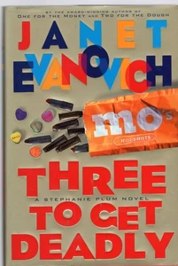 THREE TO GET DEADLY  By Janet Evanovich First Edition First Printing Mint unread - Bild 1 von 4