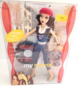 2003 My Scene Hanging Out NOLEE Puppe Mixin It Video Musik CD Rom Neu im Karton NRFB Mattel - Bild 1 von 13