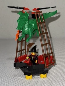 Vintage LEGO System Castle Line 6037 Witch’s Windship With Green Dragon See Pics - Picture 1 of 9