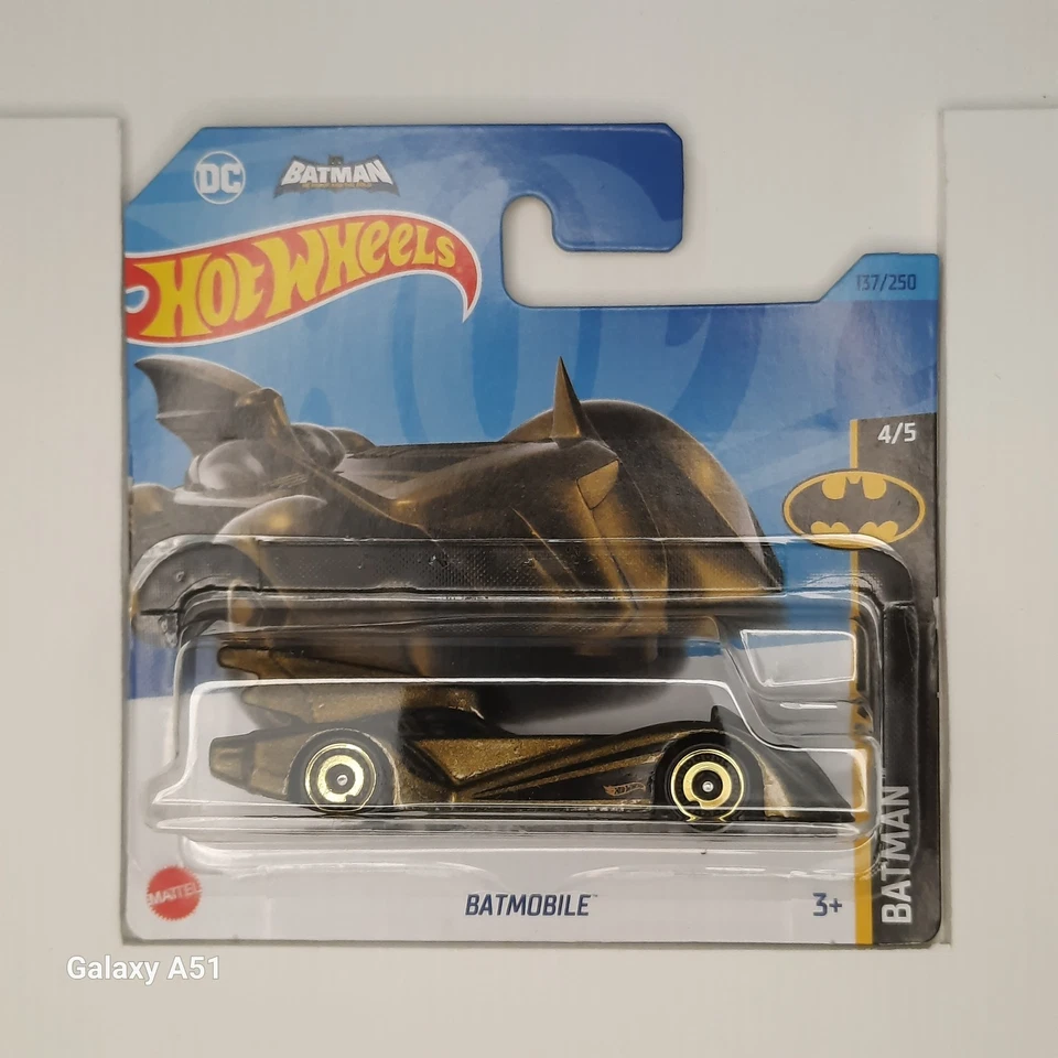 Hot Wheels Mattel 2023 Batmobile (col 2) 137/250 HW Batman 4/5 - Immagine 1 di 1