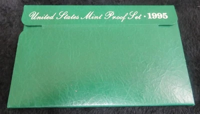Juego de prueba 1995 * Como nuevo en Estados Unidos * 5 monedas * Con caja y certificado de autenticidad * Gran idea de regalo Foto 1 de 4