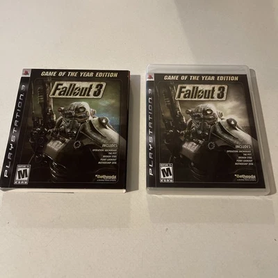 Fallout 3 - Game of the Year Edition (Sony PlayStation 3, 2009) Ps3 CIB mit Hülle - Bild 1 von 4
