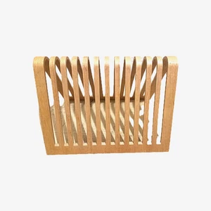 PORTE REVUE HABITAT EN BOIS CINTRE ANNÉES 80 - Imagen 1 de 6