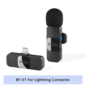 BOYA BY-V Mini Microfono Wireless per iPhone Android Cancellazione del rumore - Afbeelding 1 van 6