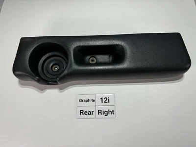 99-06 Silverado Rear Right Armrest GRAPHITE GRAY 12i Door Pull Cup Grab Handle Foto 1 de 4