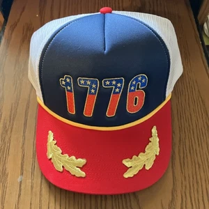 PATRIOTIC CELEBRATE “1776 “ CAP WITH GOLD LEAF DESIGN BRAND NEW ADJUSTABLE!! - Picture 1 of 6