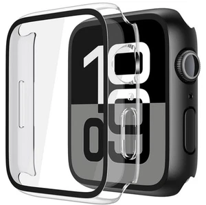 Misxi 2 Pack Hard PC Case with Tempered Glass Screen Protector with Button - Photo 1 sur 2