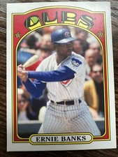 Ernie Banks 2013 Topps #TM-98 1972 Style Mini Chicago Cubs