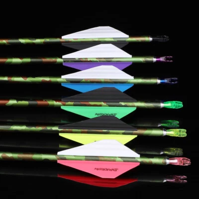 6/12 30'' Archery Arrow Pure Carbon Spine 340 Bow Hunting Field Target Practice - Image 1 of 4
