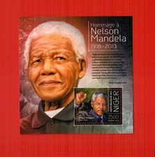 A99 NIGER NELSON MANDELA  foglietto nuovo
