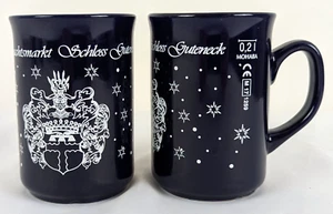 (2) Deutscher Weihnachtsmarkt Glühwein Becher Frohe Christkindlesmarkt Noel 0,2L - Bild 1 von 6