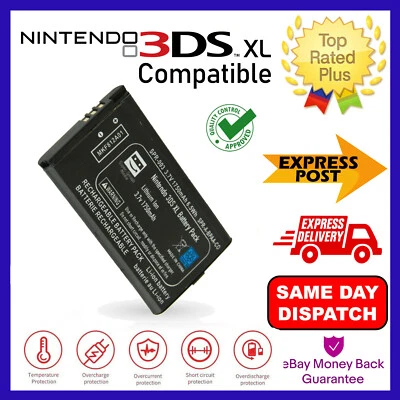 REPLACEMENT BATTERY FOR NINTENDO 3DS XL CONSOLE 1750MAH WITH SCREWDRIVER - NEW   - Image 1 of 3