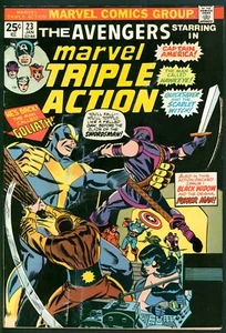 Marvel Triple Action 23 FN- 5.5 Avengers Marvel 1975 - Picture 1 of 3