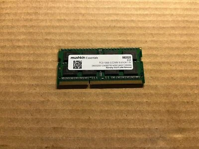 MUSHKIN ENHANCED ESSENTIALS 8GB 204-PIN DDR3 SO-DIMM 992020 V7-1(4) - Image 1 of 3