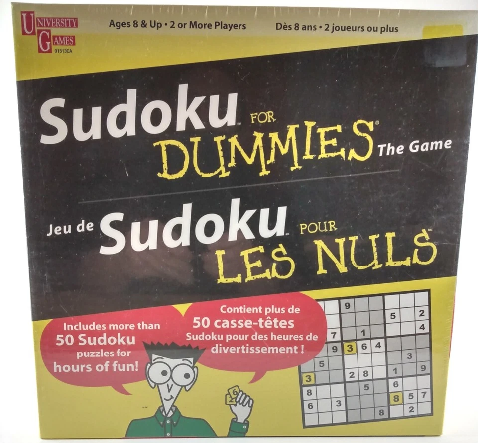 Sudoku for Dummies The Board Game University Games 2 or More 8