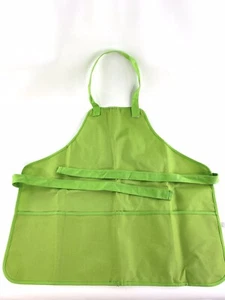 Green Children's Garden Aprons for Preschool Kindergarten Kids - Picture 1 of 9