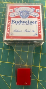 Original Budweiser King if Beers Acryl 6" Bier Zapfhahn Griff Bar Höhle - Bild 1 von 8