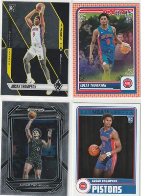 Ausar Thompson Rookie Card Lot of 4 2023 Prizm, Phoenix, Haunted Hoops - Image 1 of 2