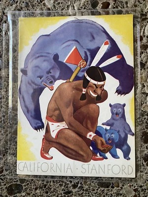 Rare 1935 California vs Stanford College Football Program - Image 1 of 4