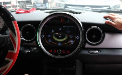 9" Android Headunit Radio for BMW Mini Cooper 2007-2016 Navi GPS Atmosphere Ligh - Image 1 of 4