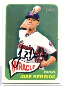 Jose Berrios signierte handsignierte AUTO 2014 Heritage Minor Karte #88 - Bild 1 von 1