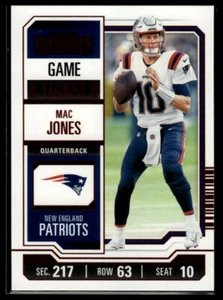 2023 Panini Contenders #69 Mac Jones Season Ticket Retail - Picture 1 of 2