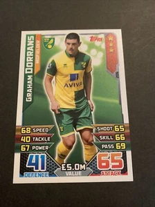 2015/16 Norwich City Graham Dorrans Topps Match Attax #206 - Picture 1 of 2