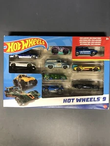 New - Hot Wheels 9 Car Gift Pack Exclusive Decoration - (2) - Picture 1 of 2