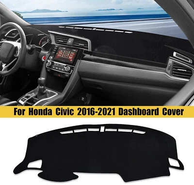 Специальный коврик для приборной панели автомобиля Honda Civic 2016-2021 годов выпуска внутренняя накладка на приборную панель - Изображение 1 из 4