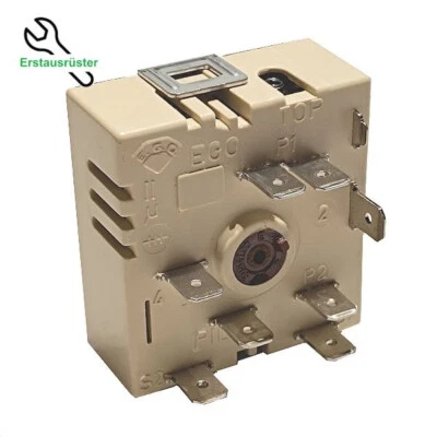 EGO E.G.O EGO Energieregler 1-Kreis rechts steigend für Herd Backofen 50.57021.010